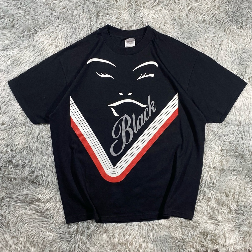 Men's XL Single Stitch 90s Vintage Carling Black Label Beer T-Shirt Sexy Rare